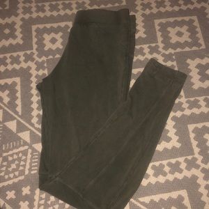 Forever 21 army green leggings